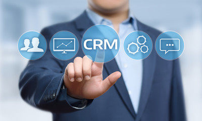 CRM Customer Relationship Management Business Internet Techology Concept