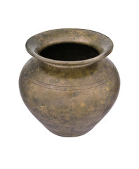 Vintage bronze pot