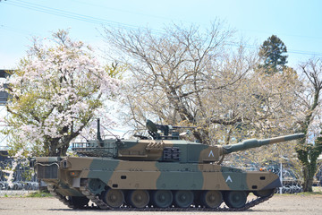 桜と戦車