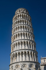 Fototapeta na wymiar Pisa, Piazza dei Miracoli, famous cathedral square