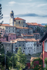 Obraz premium Mulazzo, old village in Lunigiana