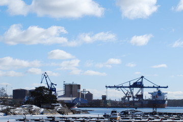 Fototapeta na wymiar Oxelosund port