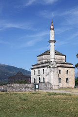 Fototapeta na wymiar Aslan Pasha mosque Ioannina landmark Greece