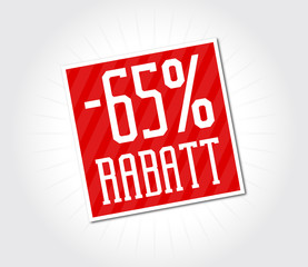 65% Rabatt Rot