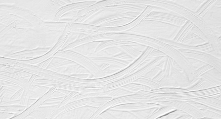 White background with patterns of divorce and brush strokes by hand, rough lines. Texture paint is a light color for wallpaper.