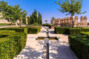 Cercles muraux Travaux détablissement Alcazaba von Almería (San Cristobal in der Alcazaba von Almeria, Spain)