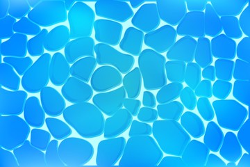 Vector background with a water ripple. Ripples in the pool. Vector illustration.