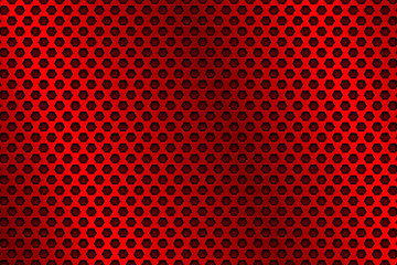 Red metal perforated background