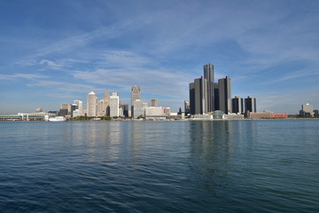 Fototapeta premium Detroit Skyline