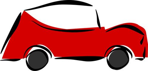 Rotes Auto