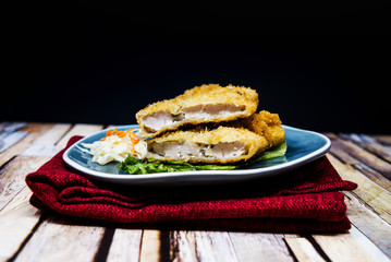 Handmade Japanese fried chicken ready to eat