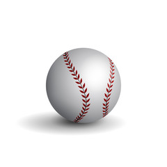 Vector illustration. Baseball ball.