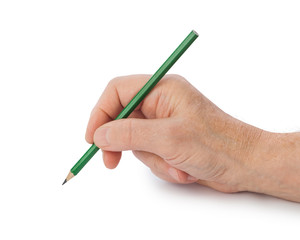 Pencil in hand