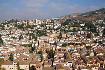 Fototapeta na wymiar Granada city, Spain
