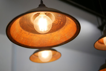 Decorative antique and vintage hanging ceiling pendant lamp light