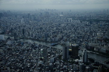 Skyline landscape Tokyo