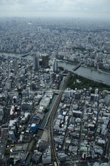aerial view Tokyo