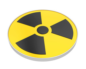 Radioactive Sign Symbol Isolated