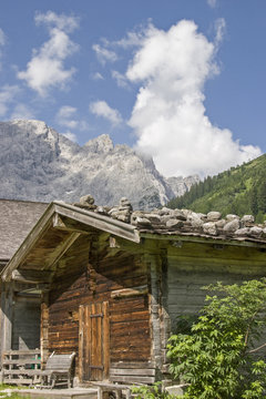 Almhütten in der Eng in Tirol
