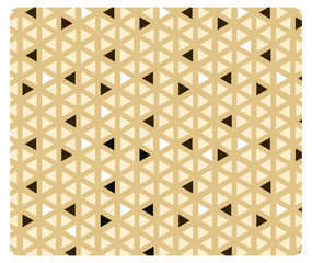 Vector seamless pattern, differently directed triangles, geometric background