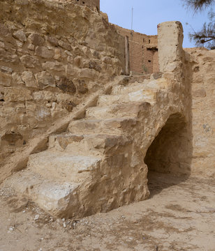 Old staircase leading to the Monastery of Saint Paul the Anchorite (aka Monastery of the Tigers), Egypt