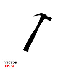 hammer icon. vector illustration