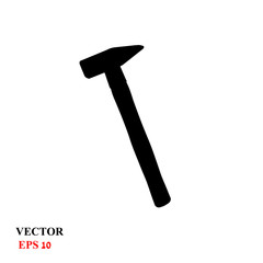 hammer icon. vector illustration