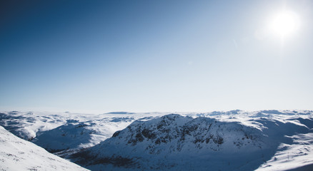 Fototapeta na wymiar Norwegian mountain 