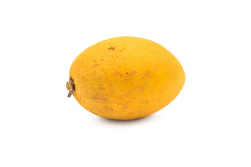 Thailand spodilla fruit isolated on white background