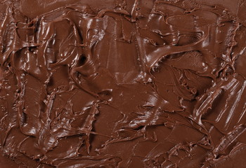 Melted chocolate background and texture