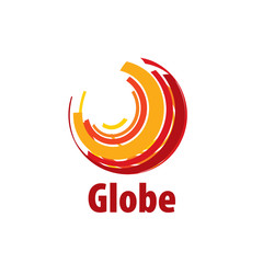 Obraz premium vector logo globe