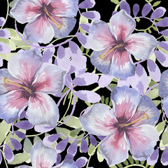 Seamless wallpaper, floral backgrounds. greeting card..Stylish wallpaper, patterns