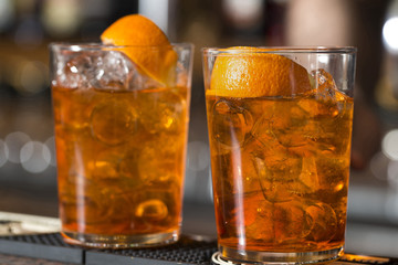glasses of spritz