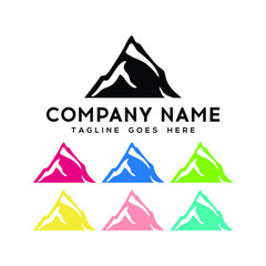 mountain logo symbol vector template