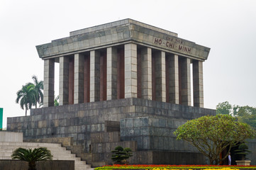 Fototapeta premium Ho Shi Min mausoleum in Hanoi city