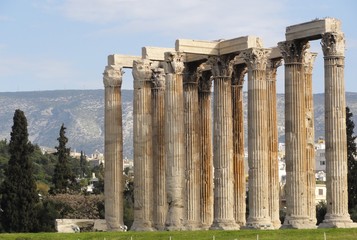 Greek temple Columns travel Greece