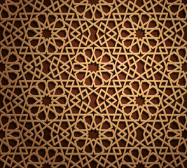 Set of islamic oriental patterns, Seamless arabic geometric ornament collection. Vector traditional muslim background. east culture, indian heritage, arabesque, persian motif 3D Ramadan kareem. Timber