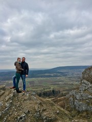 Draußen auf dem Berg