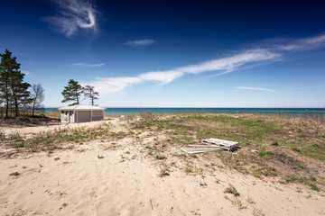 Fototapeta premium Scenic view of beach