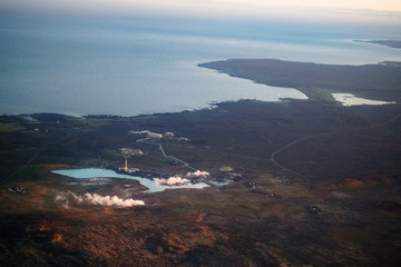 Aerial view of Island, Tournai, Belgium