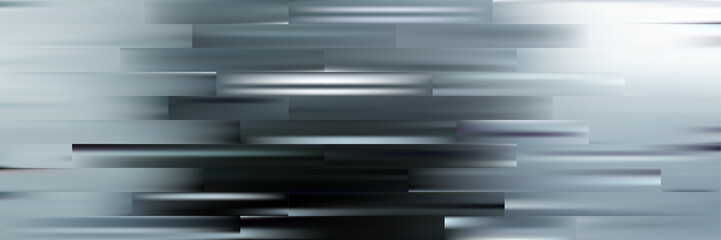 Panoramic abstract futuristic gray background.