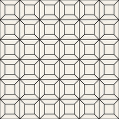 Vector seamless pattern. Modern stylish abstract texture. Repeating geometric tiles