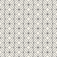 Vector seamless pattern. Modern stylish abstract texture. Repeating geometric tiles