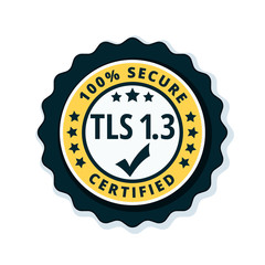 TLS 1.3 Certified label illustration
