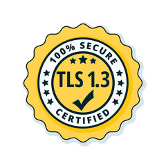 TLS 1.3 Certified label illustration