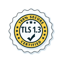 TLS 1.3 Certified label illustration