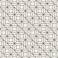 Vector seamless pattern. Modern stylish abstract texture. Repeating geometric tiles