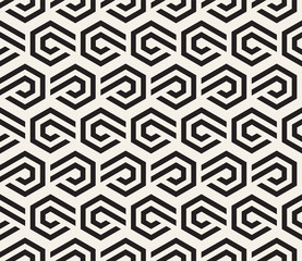 Vector seamless pattern. Modern stylish abstract texture. Repeating geometric tiles