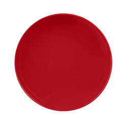 ceramic green plate isolated on white background