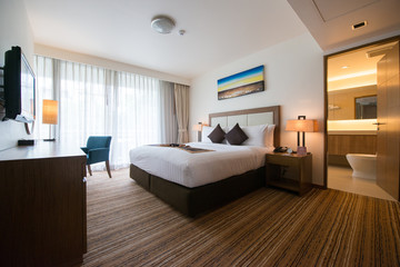 Luxury bedroom interior